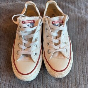 Converse All Star Cream Canvas Sneakers